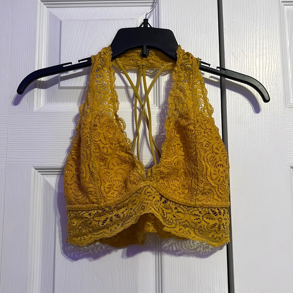 Mustard yellow bralette